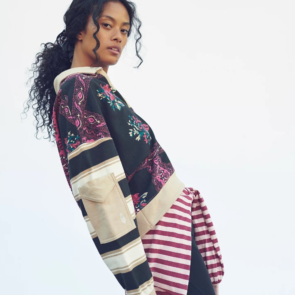 FP Movement Overlapped Print Sweatshirt - size XS